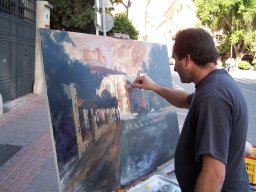 Concurso de Pintura al aire Libre en Mula 2010
